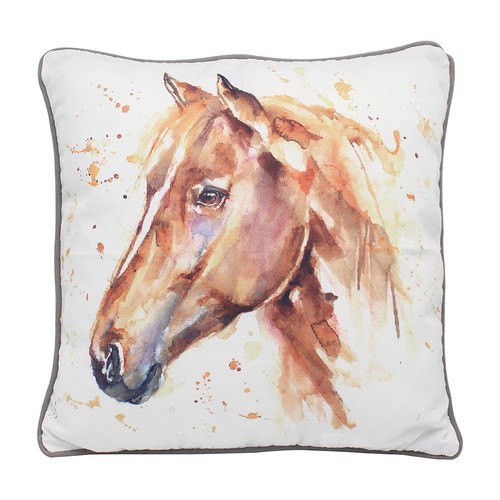 Horse country life cushion - country,
