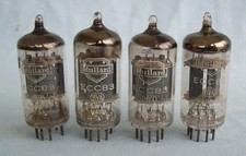 Mullard ECC83 valves x4