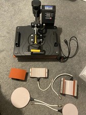 CREWORKS 30x38cm 5-in-1 Heat Press Machine Professional Swing Away Heat Press