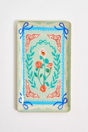 Toile bow trinket - toile,