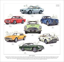 ASTON MARTIN  FINE ART PRINT -