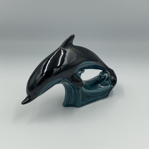Poole pottery blue - pottery, black