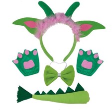 Dinosaur Costume Cute Costumes Cosplay Prop Headband Tail Bowtie Gloves
