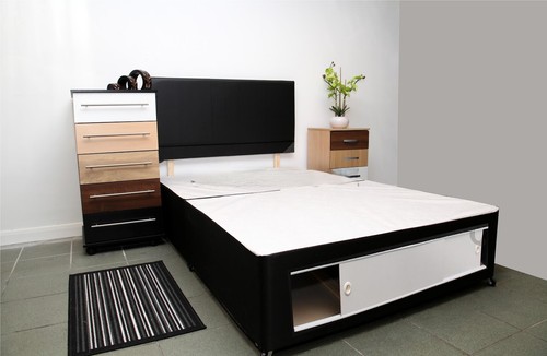 4ft6 double divan bed - 4ft6,