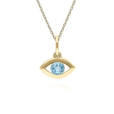 ECFEW™ Dainty Evil Eye Blue
