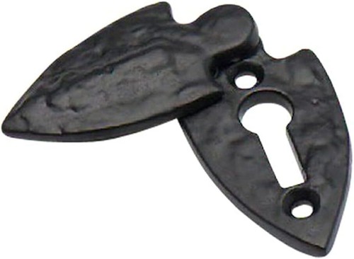 Covered keyhole escutcheon - covered,