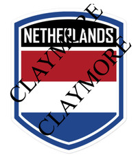 Netherlands Flag car sticker
