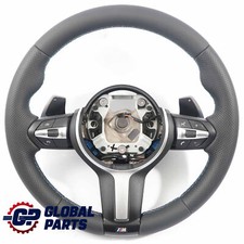BMW F20 F21 F30 F31 F32 M Sport NEW Black Leather  Steering Wheel Paddle Shift