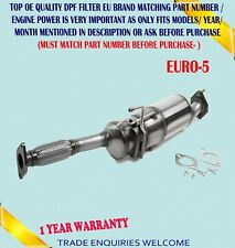 FITS NISSAN QASHQAI 2007-2013 1.5 DCI  EURO 5 DIESEL PARTICULATE FILTER DPF
