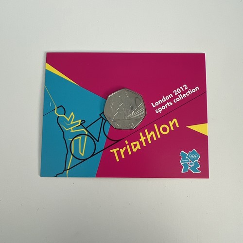 Triathlon 50p uncirculated - 50p,