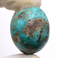 105 Ct Natural Persian Turquoise 31mmx25mm Untreated Oval Cabochon Huge Gemstone