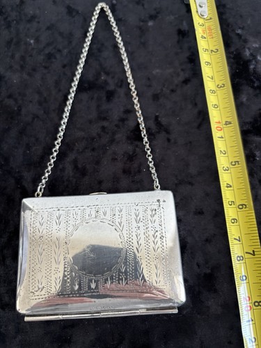 Antique epns coin purse - epns, with