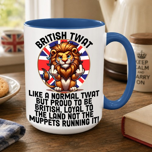 British rude swear mug - mug, funny
