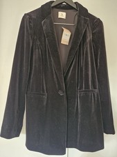 Ladies Velvet Style Black Soft