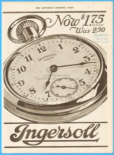 1921 ingersoll yankee pocket - 1921,