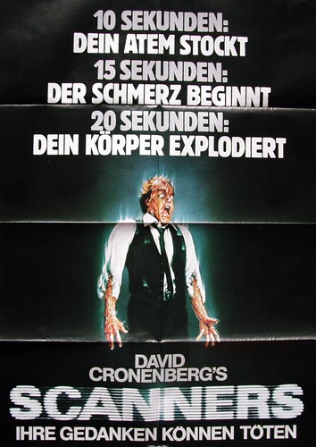David cronenberg scanners - cronenberg:, a1