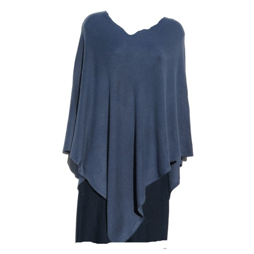 Cashmere blend poncho knit - cashmere,