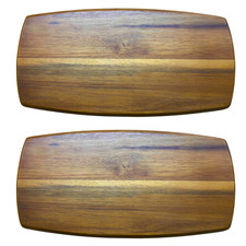 2x Acacia Wooden Chopping