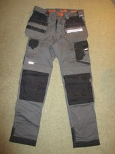 Scruffs Worker Plus Trousers - Graphite Grey 34inch waist, long