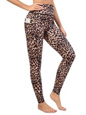 Women's High Waist Yoga Pants Sports Leggings with Pockets Gym Workout Running 