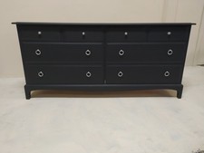 Stag Minstrel Chest of Drawers: Matt Black Captains Chest