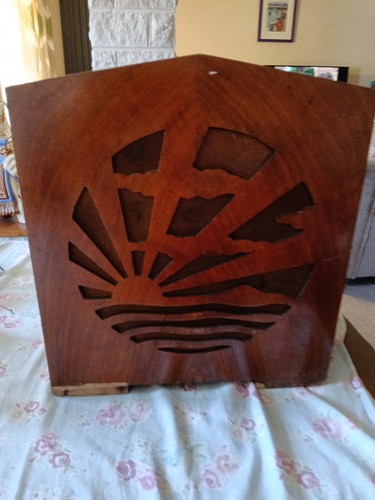 Vintage wooden pye sunrise - vintage,