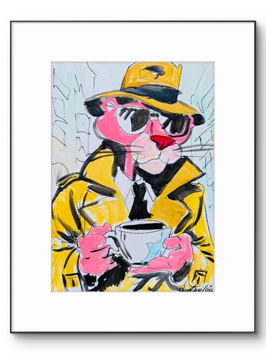 Modern pop acrylic 8x10 - modern,