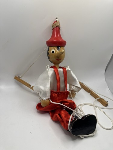 Vintage pinocchio wooden - vintage,