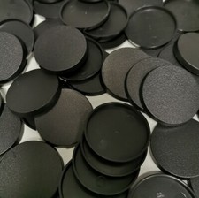 40mm Round Bases for Warhammer 40k, AoS, Infinity, Miniatures (Choose Quantity)