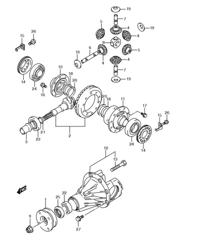 Jimny rear diff - jimny, rebuild