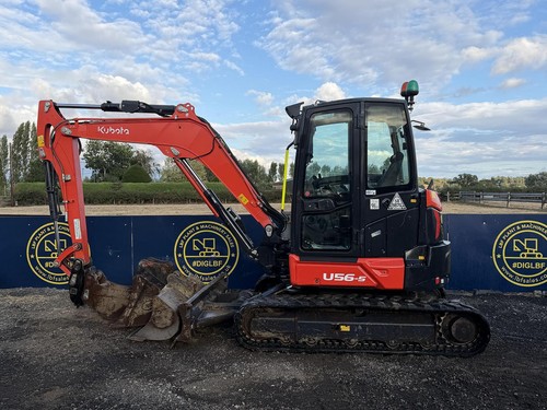 2021 kubota u56 6 tonne - 5.6,