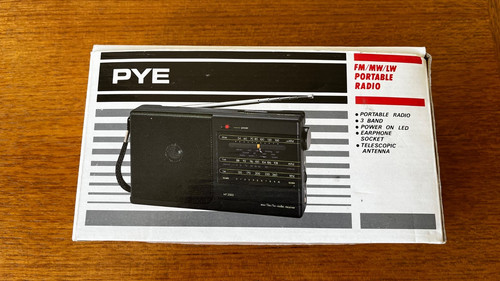 Pye black portable - pye,