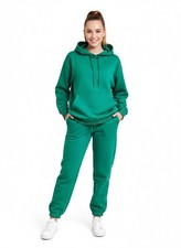 Ladies Plain Fleece Tracksuit