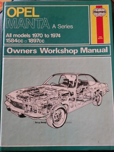 1975 haynes opel manta - opel,