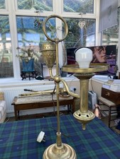 Unusual Brass Lamp Stand