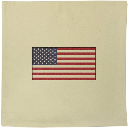 American flag canvas cushion - flag',