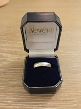 Platinum Size V 5mm Mens Ring Wedding Band, 950 Platinum 7.2g