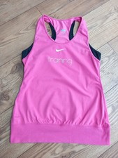 Ladies Medium Pink Nike Exercise Top