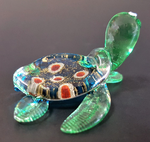 Hand blown art - hand, glass