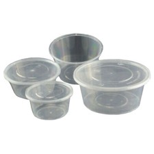 8/10/12/16oz Clear Plastic