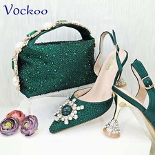 Women's Shoes and Bag Set with