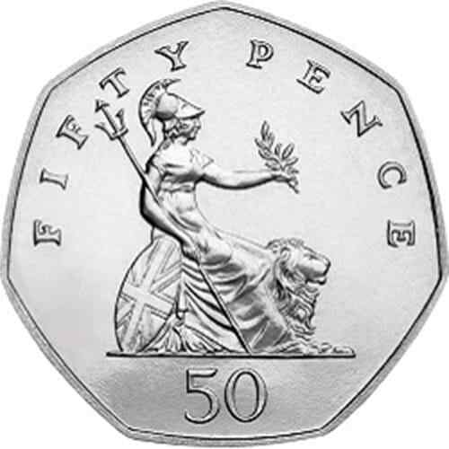 50p large britannia fifty - 50p,