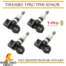 TPMS Sensors (4) TyreSure T-Pro Tyre Valve Jeep Grand Cherokee SRT-8 [Mk3] 07-10