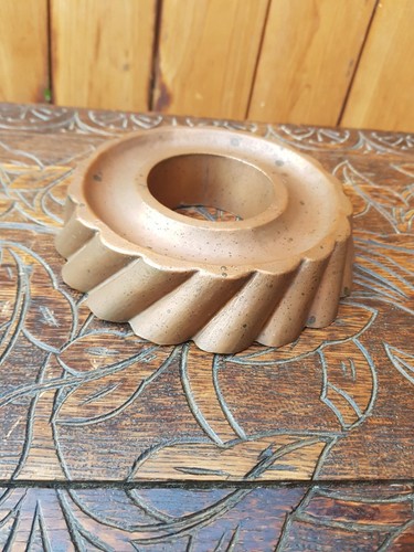 Victorian jelly mold copper - victorian,