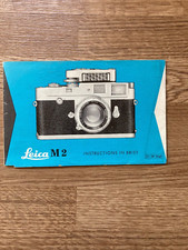 Original Leica M2 Camera Instructions In Brief