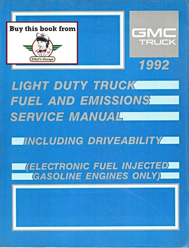 1992 gmc light truck t - 1992, s/t