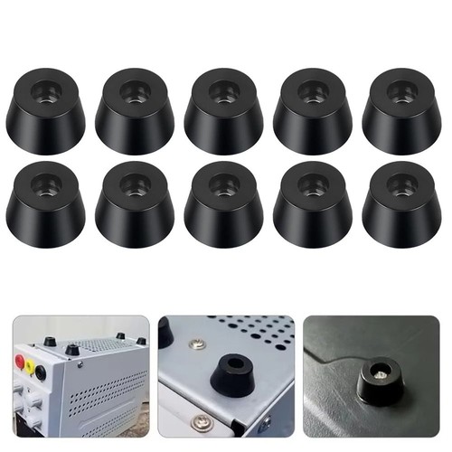 Round rubber feet - rubber,