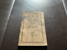 BSA Book 1933 All Models
