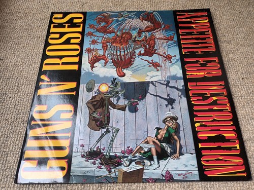 Guns roses appetite for - n,