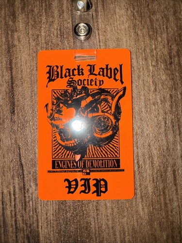 Black label society backstage - label,